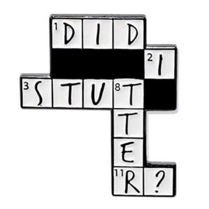 The Office Enamel Pin, Stanley Hudson Enamel Pin, Did I Stutter Pin, Funny Pin